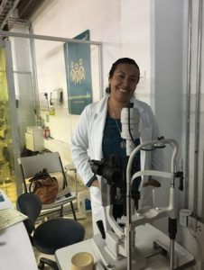 An eye care doctor and researcher at Sala Uno