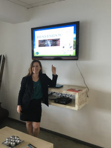 Linked Foundation was made to feel welcome wherever we visited – in this case, the offices of Previta!